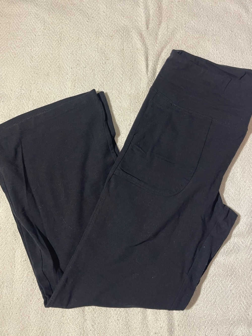 Sonoma Black Flare Leggings with Pockets